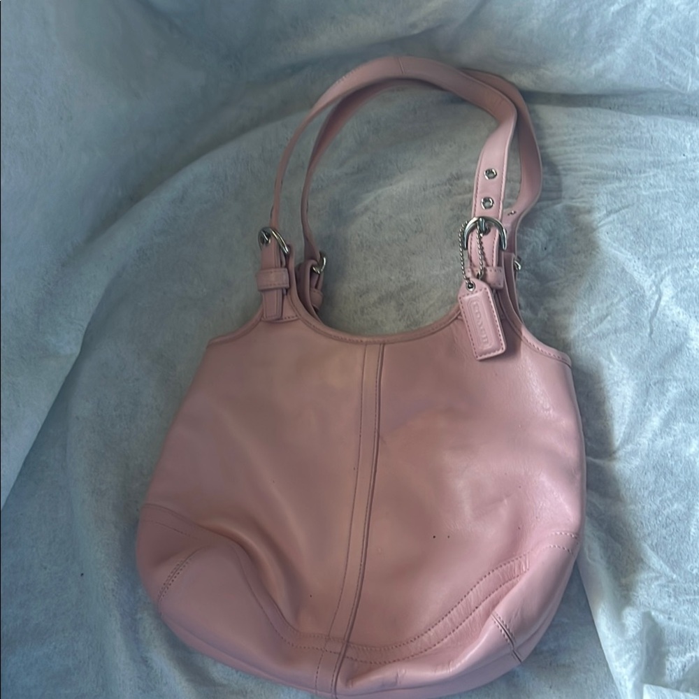 Coach Pink Leather Women's Bag